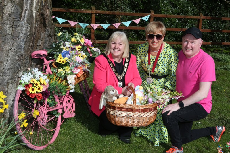 Deputy Mayor, Councillor Margaret Anne McKillop, joins Winnie Mellet and Codie Murray for the launch of this year’s Ballymoney Spring Fair.